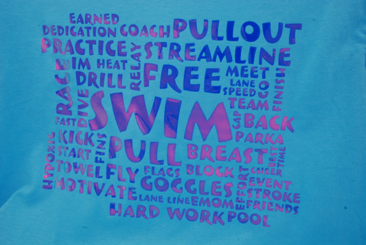 Swimmer's Vocabulary Graphic T