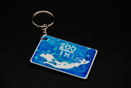 Swimmer Keychain